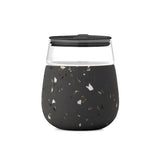 W&P Porter | The Porter Glass - Terrazzo Charcoal 15oz | A Little Find