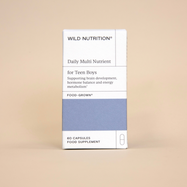 Wild Nutrition | Daily Multi Nutrient for Teen Boys- 60 Capsules | A Little Find