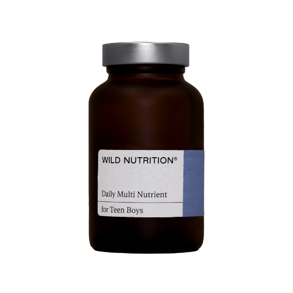 Wild Nutrition | Daily Multi Nutrient for Teen Boys- 60 Capsules | A Little Find