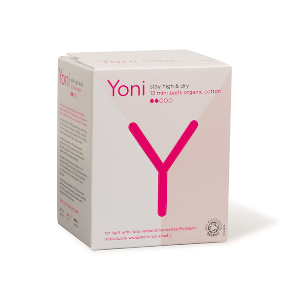 Yoni | Organic Cotton Mini Incontinence Pads x 12 | A Little Find