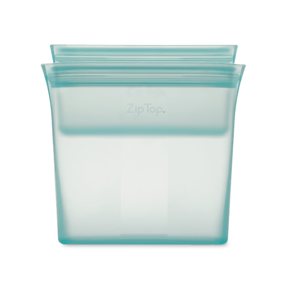 Zip Top | Reusable Silicone Bag Set - Teal | A Little Find