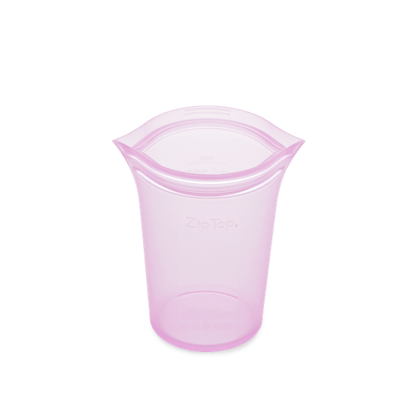Zip Top | Medium Reusable Silicone Cup - Lavender | A Little Find